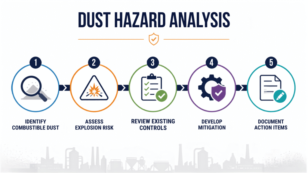 Our DHA consulting services Dust Hazard Analysis Consultant Prime Process Safety Center combines technical expertise