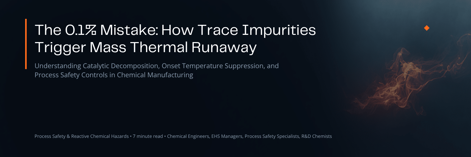 Navy and White Simple Website Twitter Header How Trace Impurities Trigger Mass Thermal Runaway