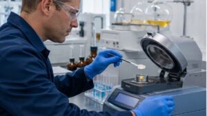 flammability testing Representative laboratory setting for controlled flammability testing