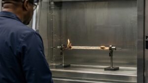 Controlled evaluation of flame Controlled evaluation of flame propagation in a ventilated test enclosure